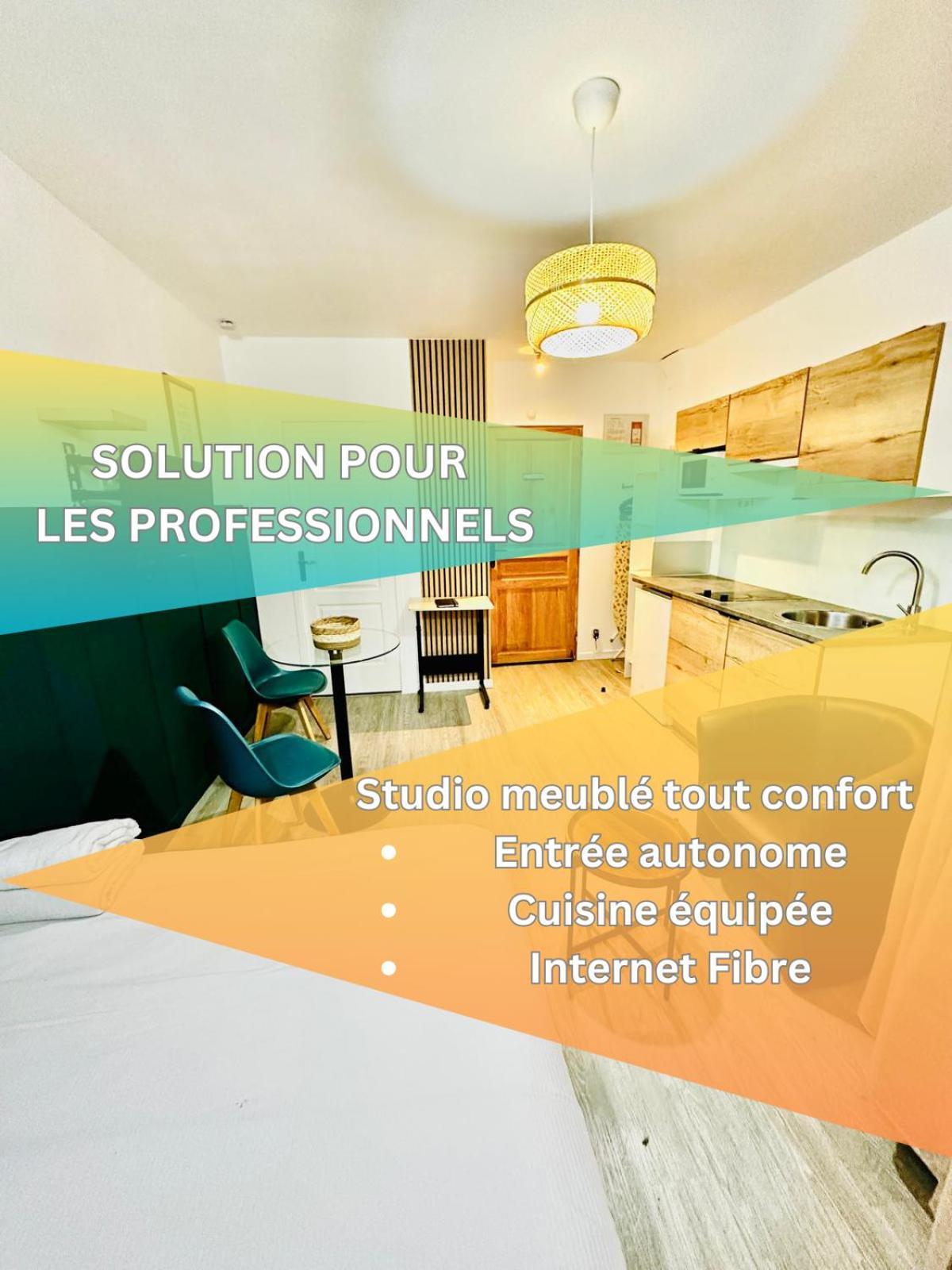 Btobed - Location Professionnelle - 2 Studios Confort - Proche Parc Des Expos Et Stade De France Le Bourget Zewnętrze zdjęcie